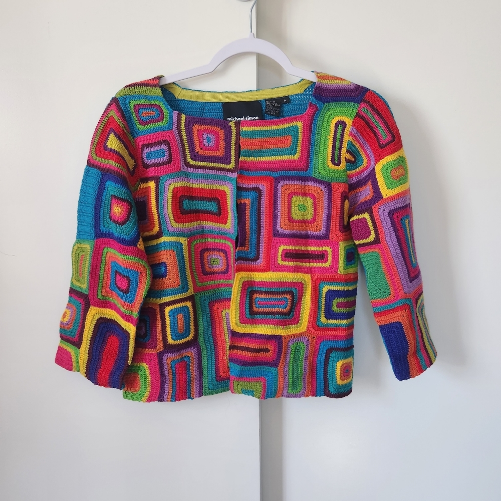 Michael Simon Crochet Top